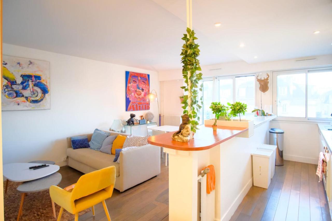 Beautiful And Bright Appt With Eiffel Tower View Apartment Paris Bagian luar foto
